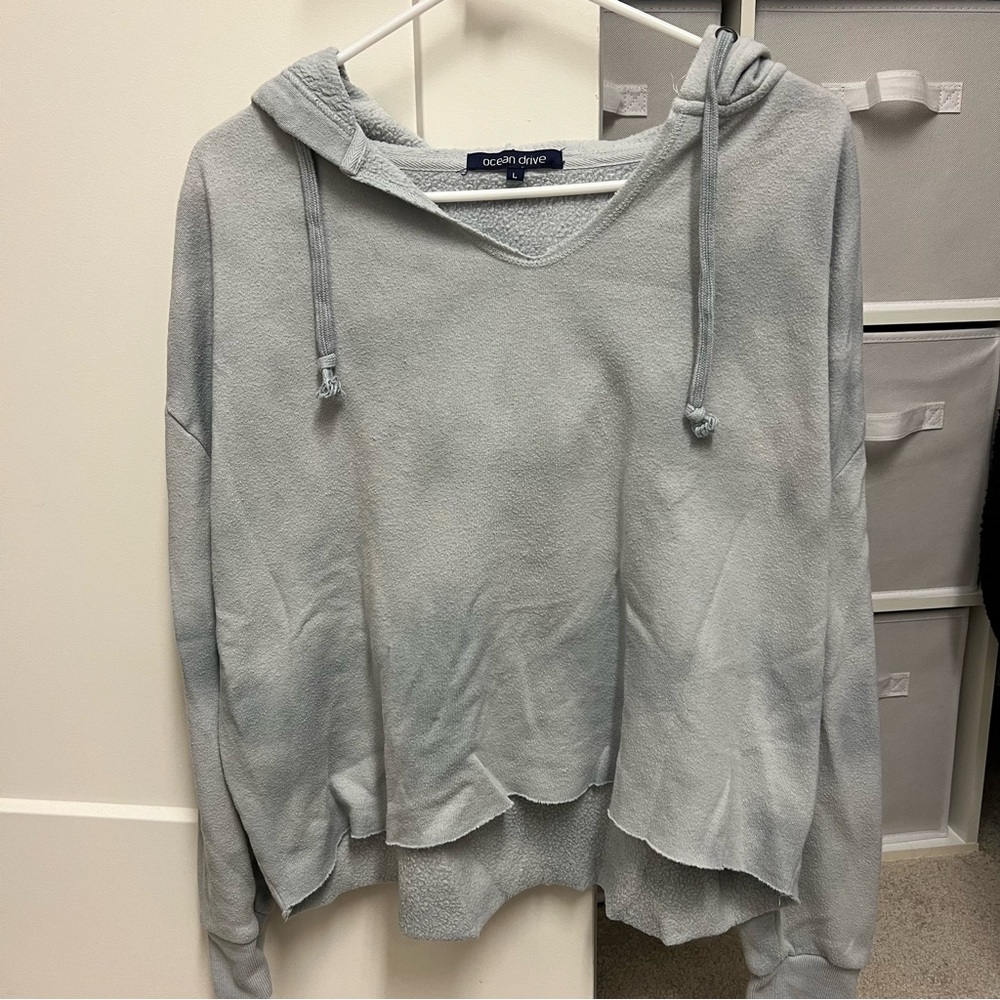 Light Blue Tie Dye Sweatshirt